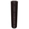 Brown Decorative Contemporary Mango Wood Ribbed Design Cylinder Shaped Vase